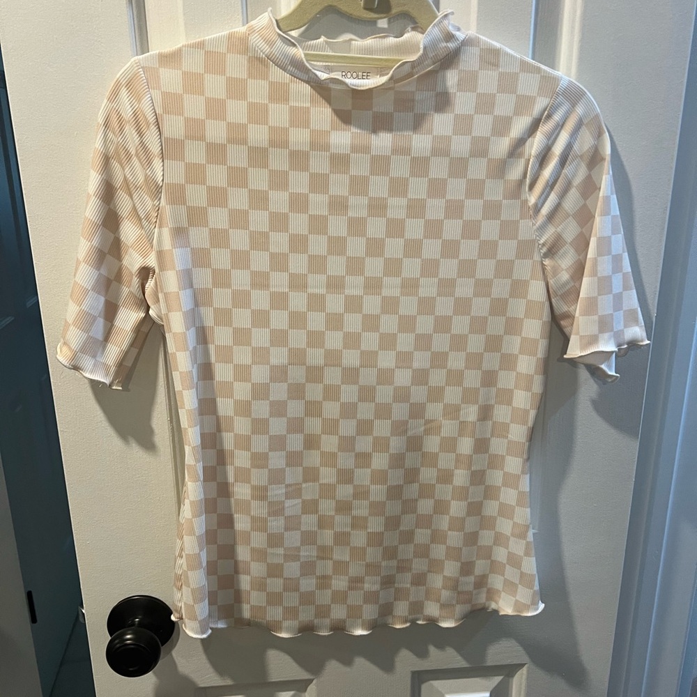 Roolee Checkered top